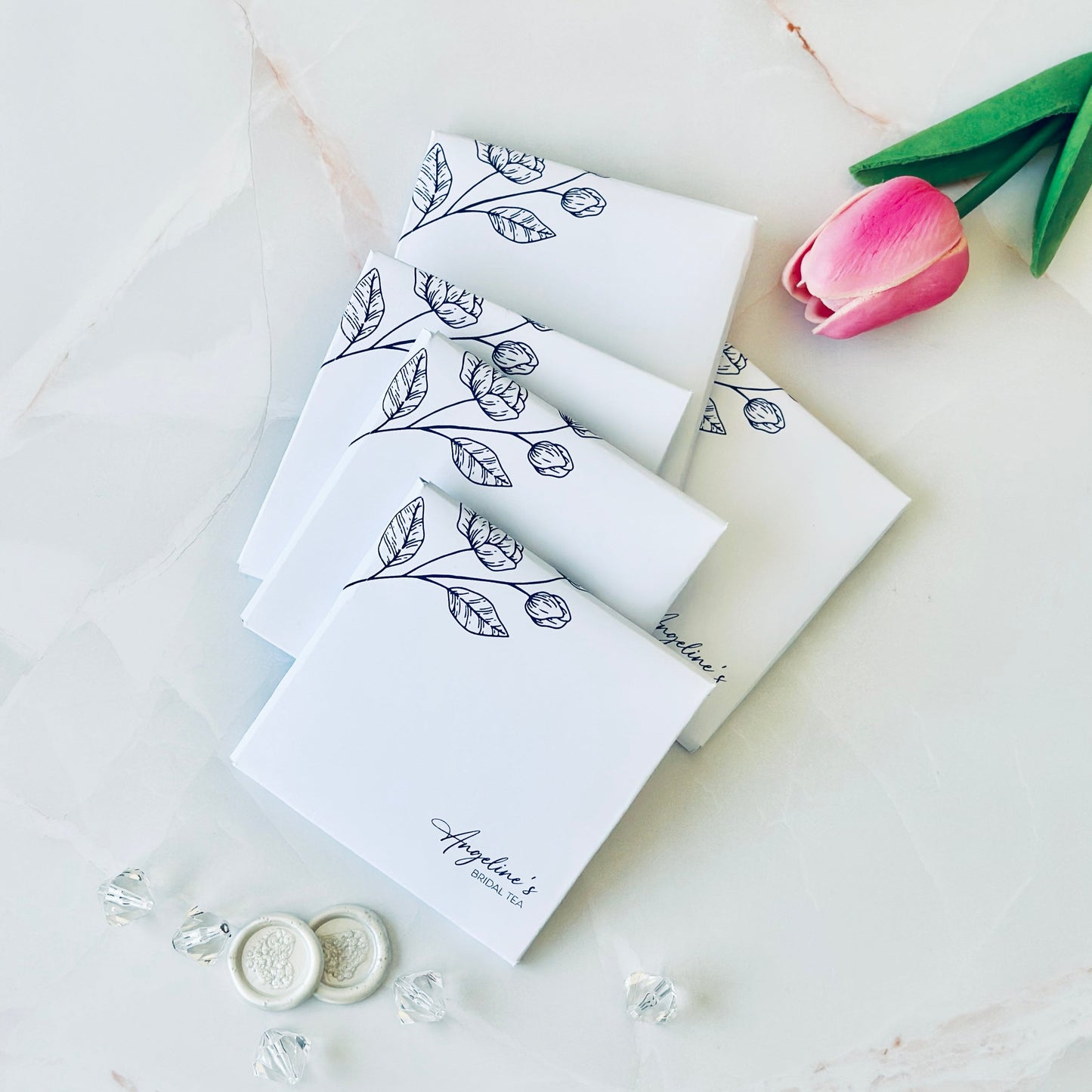 Custom tea favours (pack of 10)
