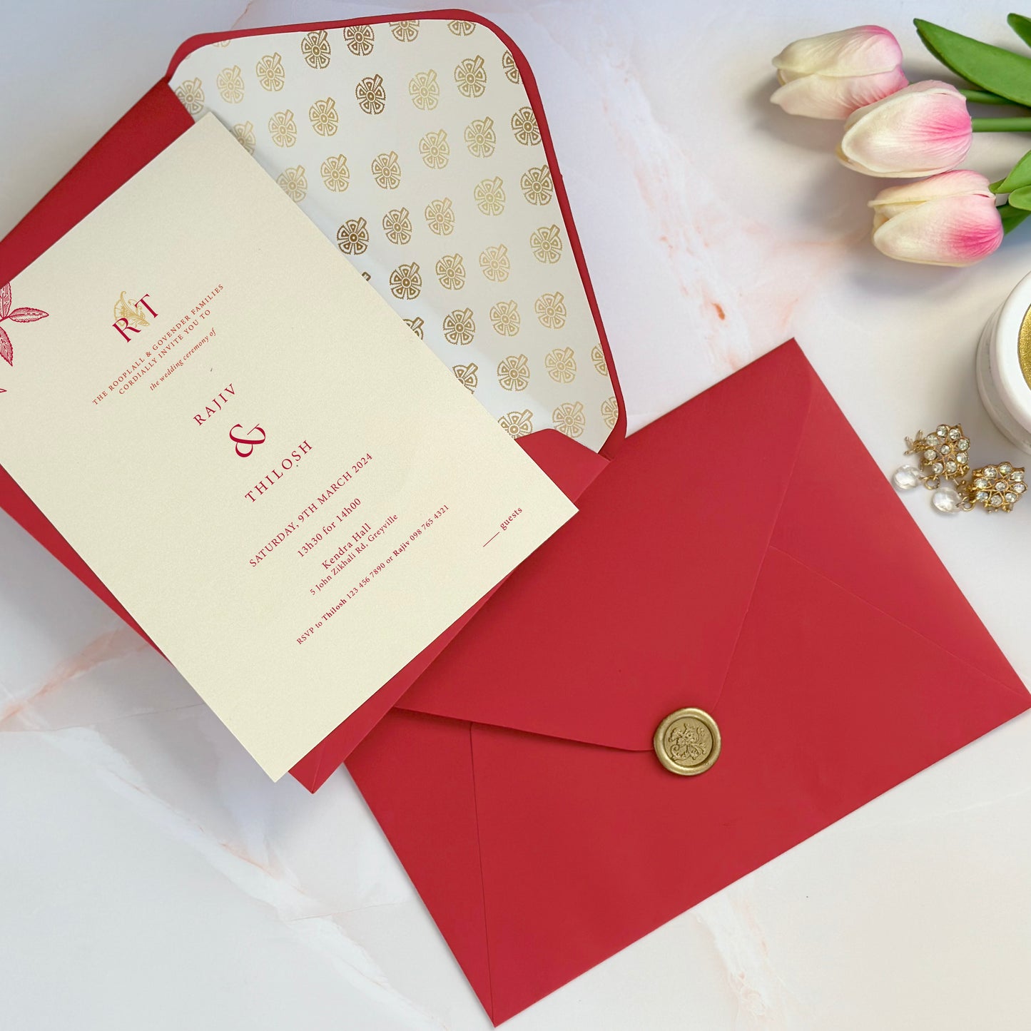 Indian Wedding Invitation Bundle (digital+print)