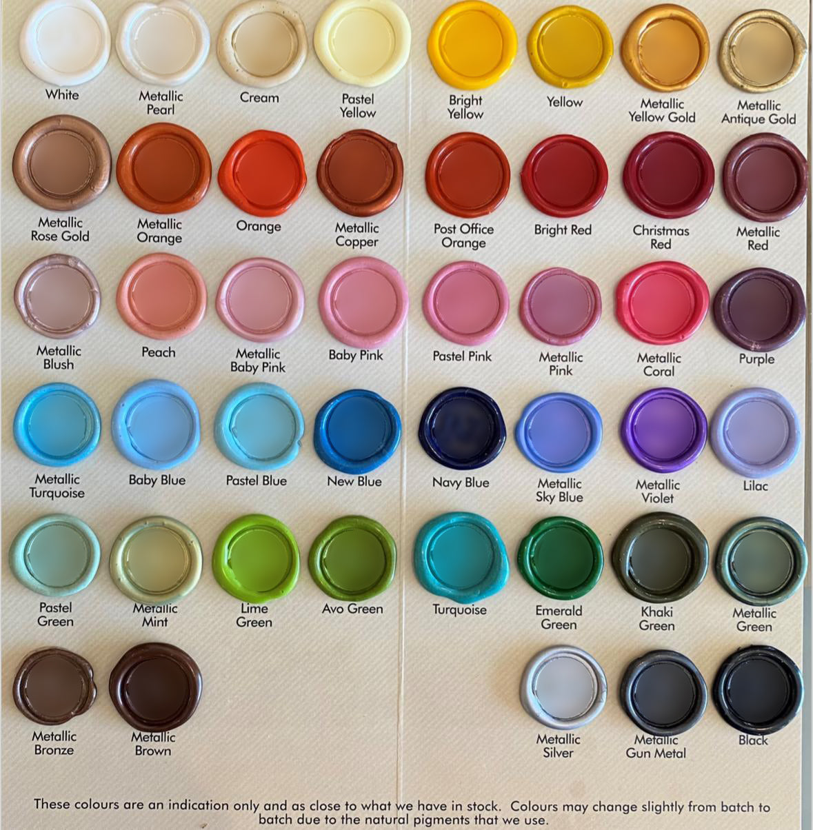 Wax seals (ready-to-use)