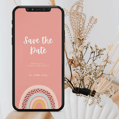 Custom design digital invitations and welcome board